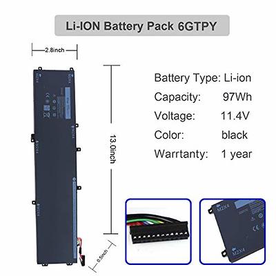 New Dell 6gtpy Battery For 0gpm03 5041c 5d91c 5xj28 Precision 5540