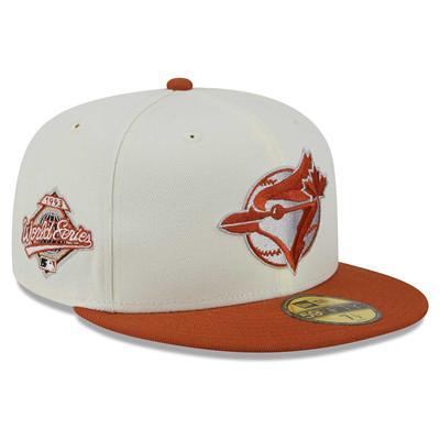 Toronto Blue Jays New Era Chrome Anniversary 59FIFTY Fitted Hat - Cream/Gray