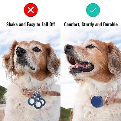 Airtag Dog Collar Holder, 2 Pack Waterproof Air Tag Dog Collar