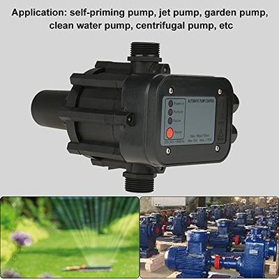 Water Pump Controller, 110V Automatic Pump Control Pressure Switch  Electronic Switch Controller for Well Pump Self priming pump, Jet Pump,  Garden Pump