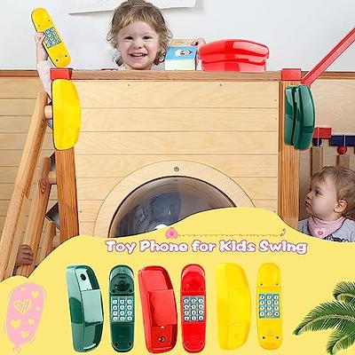 B. toys – Hellophone- Lime- Pretend Play Toy Cell Phone – Kids Play Phone  with Light Sounds & Songs – Toddler Toy Phone with Message Recorder- 10