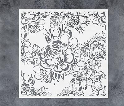 GSS Designs Wildflower Stencil for Painting and Crafts Reusable