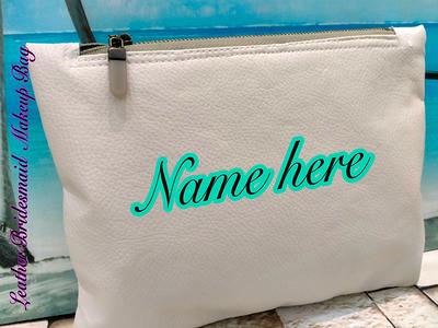 Bridesmaid Makeup Bag Gift, Personalized Cosmetic Bag, Wedding Christmas  Gift For Her, Best Friend - Yahoo Shopping