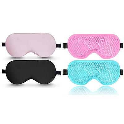 BeeVines Sleep Mask, 2 Pack 100% Real Natural Pure Silk Eye Mask for  Sleeping, Eye Mask with Adjustable Strap, Blindfold for Sleeping, Blocks  Light