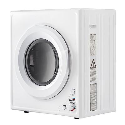 Home Wall Mounted Stainless Steel Compact Electric Clothes Dryer - White