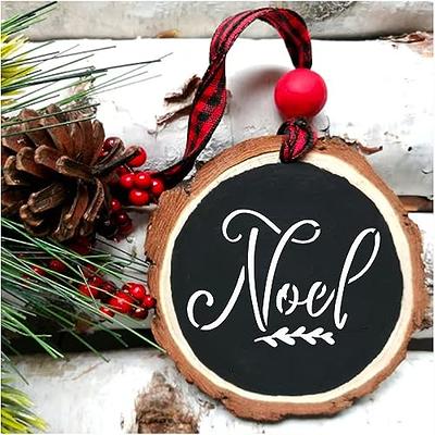 Small Christmas Stencils for Painting on Wood Reusable Christmas