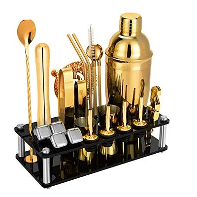 YOTIPP 10 Inch Stainless Steel Cocktail Muddler and Mixing Spoon  Professional Home Bar Tool Set - Yahoo Shopping