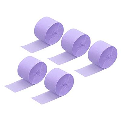 MECCANIXITY Crepe Paper Streamer Crepe Paper Decoration 82ft Long 1.77 Inch  Wide for Birthday Party Wedding Thanksgiving Christmas Decorations DIY,  Light Purple Pack of 5 - Yahoo Shopping