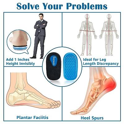  3/4 High Arch Support Insoles - Orthotics Shoe for Plantar  Fasciitis, Flat Feet, Over-Pronation, Relief Heel Spur Pain, Heel Cushion  Increase Insoles for Men and Women (L:Men 6.5-8.5/Women 7.5-9.5)… : Health