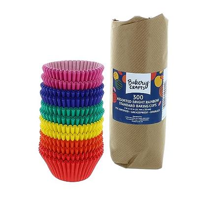 Rainbow Cupcake Liners, 150-Count