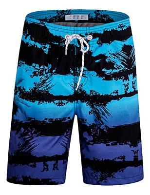 maamgic Mens Slim Fit Swim Shorts Swim Trunks 7 inch Quick Dry