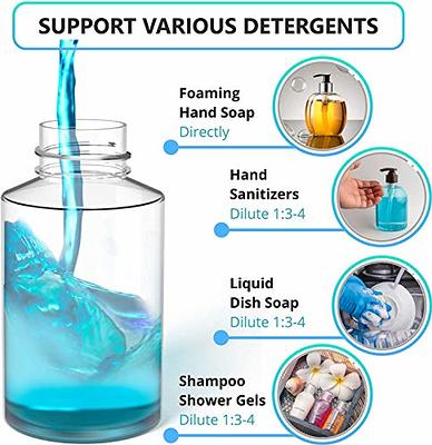 YIKHOM Automatic Liquid Soap Dispenser, 15.37 oz/450mL Soap Dispenser,  Touchless Hand Sanitizer Dispenser Electric, Motion Sensor Waterproof Pump  for