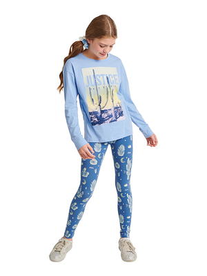 Justice Girls Holiday Gifting Graphic Long Sleeve T-Shirt