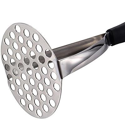 Joyoldelf Heavy Duty Stainless Steel Potato Masher, Professional Integrated  Masher Kitchen Tool & Food Masher/Potato Smasher with Silicone Handle,  Perfect for Bean, Vegetable, Fruits, Avocado, Meat - Yahoo Shopping