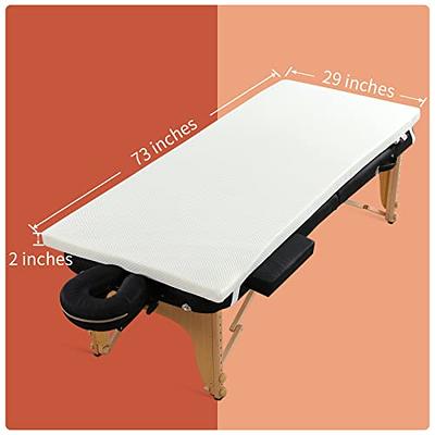 ROYALAY Topper for Massage Bed, 2 Inch Memory Foam Massage Table