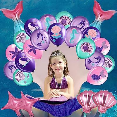 Capoda 44 Pieces Mermaid Theme Balloons Mermaid Party Decorations Mermaid  Tail Sea Shell Seahorse Starfish Balloons Purple Pink Mermaid Balloons for  Under The Sea Birthday Shower Supplies - Yahoo Shopping