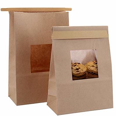 Purple Handle Paper Bags | Quantity: 250 | Width: 5 1/2 inch Gusset - 3 1/4 inch by Paper Mart, Size: One Size