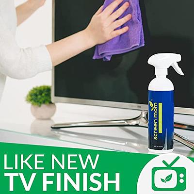  WHOOSH! Screen Cleaner Spray and Wipe - 3.4 oz + 0.3 oz + 2  Microfiber Cloth Wipes - Duo with Large & Travel Size Bottles for TV, Car,  Computer, Laptop, MacBook