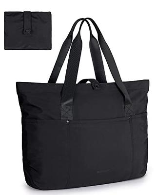 Large Nylon Tote Bag with Zipper