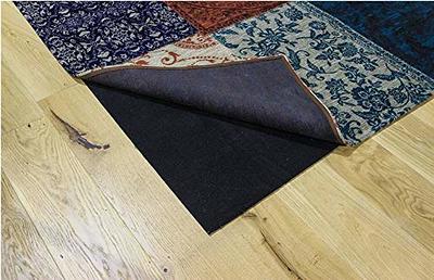 Aurrako Non Slip Rug Pads Extra Thick Gripper for Hardwood Floors,Rug Pad Gripper for Carpeted Tile and Any Hard Surface Floors, Anti Slip Non Skid