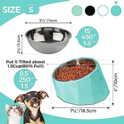 Elevated Dog Bowls, Non-slip Raised Dog Bowl with Melamine Stand