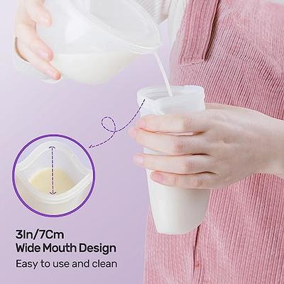 Momcozy Silicone Milk Storage Bags, Reusable Breastmilk Bags for  Breastfeeding, 8.5oz/250ml 5Pcs