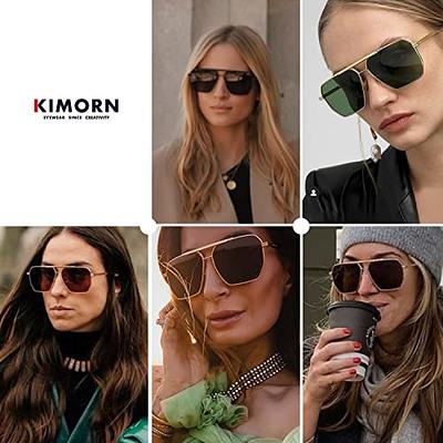  kimorn Y2K Wrap Around Polarized Sunglasses Womens men