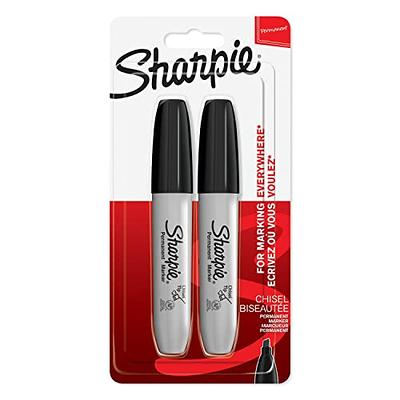 Sharpie Permanent Marker, Chisel Tip, Blue, Dozen (38203)