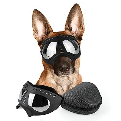 Dog Eye Protection Glasses, Cool Handsome Dog Goggles Sun Protection Soft  Frame Dog Sunglasses with Adjustable Strap for Medium Large Dog (Black) -  Yahoo Shopping