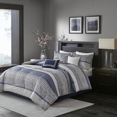 MADISON PARK Signature Splendor 6-Piece Blue 1000 GSM 100% Cotton Towel Set  MPS73-433 - The Home Depot