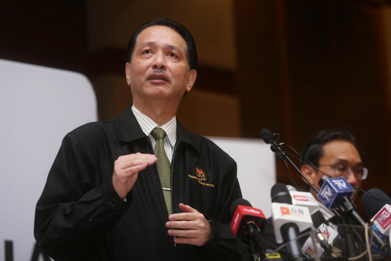 Health director-general Datuk Dr Noor Hisham Abdullah speaks during a press conference on Covid-19 in Putrajaya April 27, 2020. â€” Picture by Choo Choy May