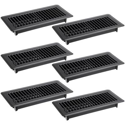 4 x 10 Floor Vent Register, LouanXpert Steel Floor Vent Cover