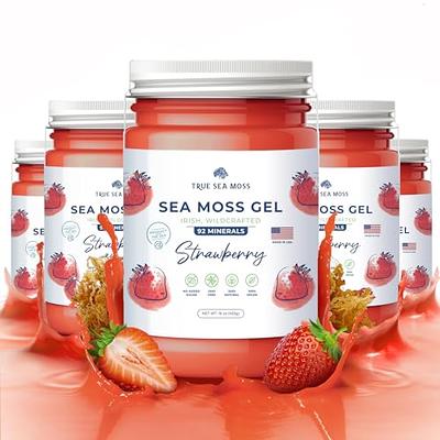 TrueSeaMoss Wildcrafted Irish Sea Moss Gel and Gummies – Nutritious Organic  Raw Seamoss Rich in Minerals, Proteins & Vitamins – Antioxidant Health