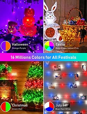 LED Fairy String Lights Dimmable Smart APP Remote Control Music Sync Xmas  Decor