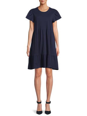 Lucky Brand Pintuck Tiered Knit Henley Dress - Women's Clothing Dresses in  Huckleberry - Yahoo Shopping