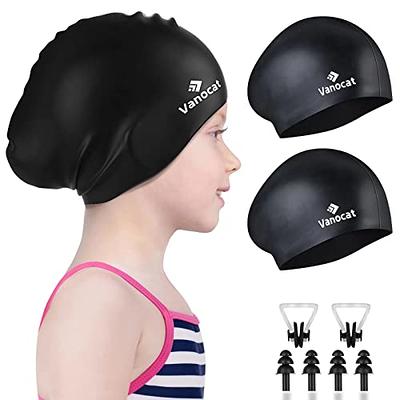 Women Swim Cap Swimming Cap Girl Swimming Hat Silicone Anti-slip