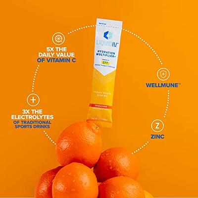 Liquid I.V. Hydration Multiplier - Golden Cherry - Hydration Powder Packets, Electrolyte Drink Mix, Easy Open Single-Serving Stick