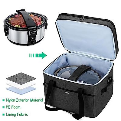 Crock-Pot Travel Bag for 4 - 7-Quart Slow Cookers, Black 