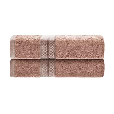 American Soft Linen Salem 6 Piece Towel Set, 100% Cotton Bath Towels for Bathroom, Sand Taupe