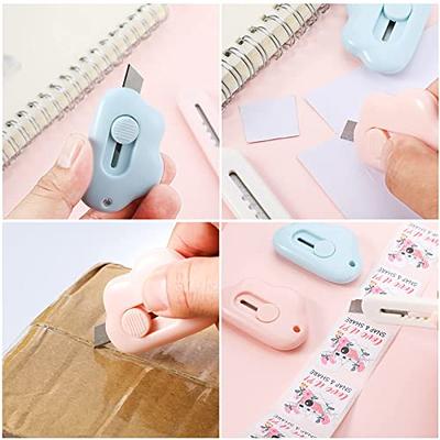  6 Pack Retractable Box Cutters, Cute Box Opener