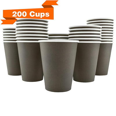 RACETOP Hot Paper Coffee Cups 12 oz [300 Pack], Disposable Coffee Cups 12  oz, Upgraded Weight Of Paper, White