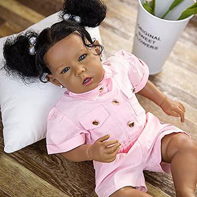 Rebornova Reborn Baby Dolls Black Girl, African American 20 Inch Realistic  Newborn Baby Dolls with Lifelike Soft Body Silicone Limbs Birthday Gift Set  for Ages 3+(Pink) - Yahoo Shopping