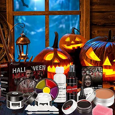 COKOHAPPY Halloween SFX Makeup Kit - 3 Ways Create Special Effect Stage  THEATRICAL MAKEUP KIT for professional Body & Face Paint - Yahoo Shopping