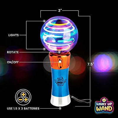 IPIDIPI TOYS Spinning Light Up Toy Wand - Rotating Led Light Up Toy &  Stocking Stuffers - Light Up Wand for Kids, Battery Included (Pack of 1) -  Yahoo Shopping