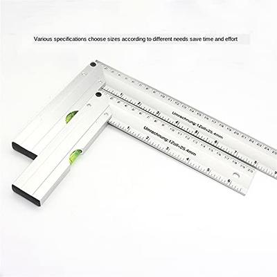 Woodraphic Professional Carpenter Square Layout Tools Framing Woodworking  Rafter Angle Guaranteed Ruler for Measuring and Marking Tool Carpentry Use  