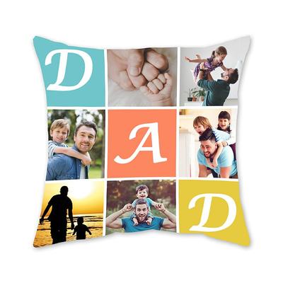 Couples Photo Collage Personalized Photo 14x14 Throw Pillow - Yahoo Shopping