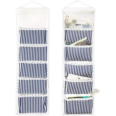 Okuna Outpost Hanging Purse Organizer for Closet Storage, White Mesh (