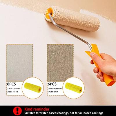YLTOLOO 12 Pcs Textured Paint Roller Covers with 2 Frames Set, 4 inch Foam Drywall  Texture Paint Rollers, House Paint Roller Covers for Art Painting Walls  Ceilings - Yahoo Shopping