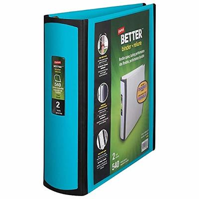 Staples Better 3-Inch D 3-Ring View Binder Yellow (20245) 895623 