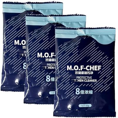  Mof Chef Cleaner Powder,Mof Chef Kitchen Cleaner,M.O.F Chef  Kitchen Cleaner Powder,M O F Chef Cleaning Powder,Kitchen Powder Degreaser  (1pc) : Health & Household